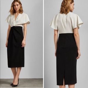 NWT TED BAKER SYNTHETIC ELLAME IN BLACK SZ 4